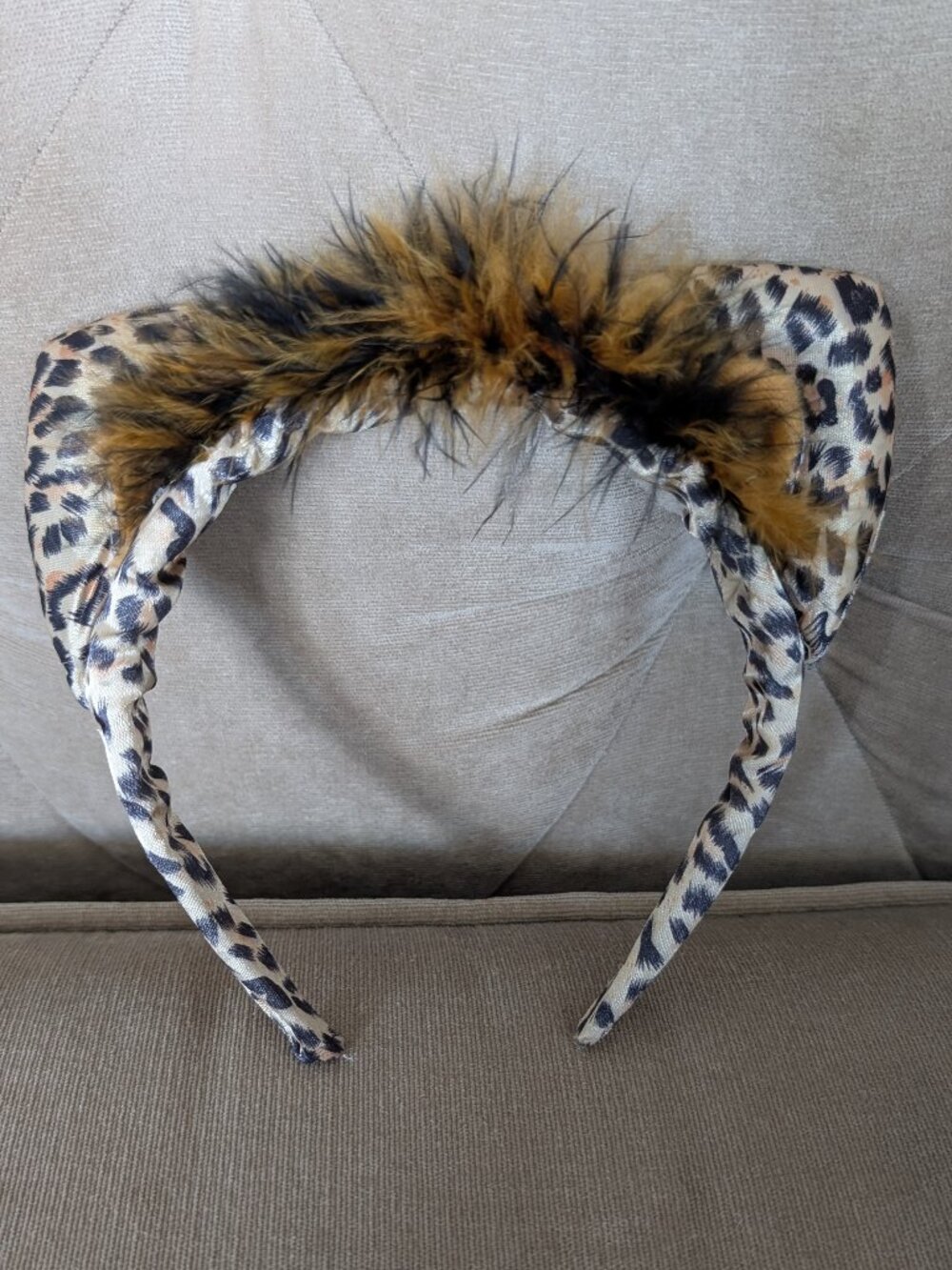 Leopard Print Cat Ear Headband